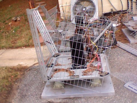air conditioner vandalism