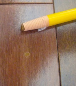 Repaired Nail Hole