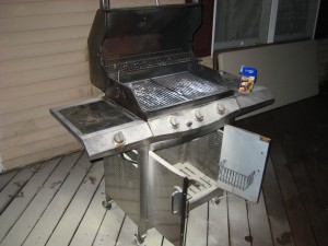 Grease Fire Grill After