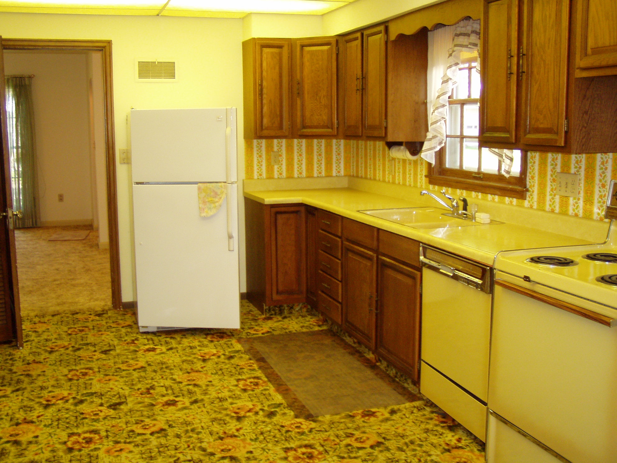 Before and After Pictures 1970s Kitchen Update by Carol