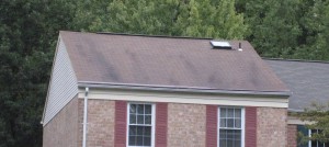 algae stained shingles