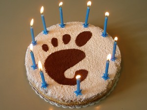 GNOME cake