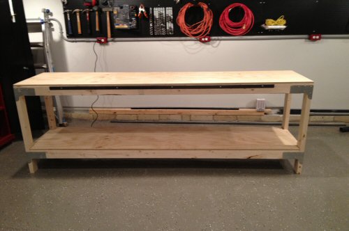 how to build a heavy duty workbench - one project closer