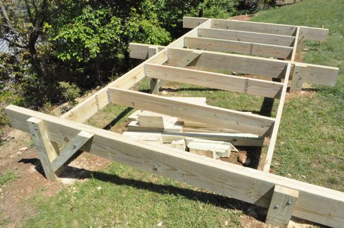  to Build a Post &amp; Beam Shed Foundation on a Slope - One Project Closer