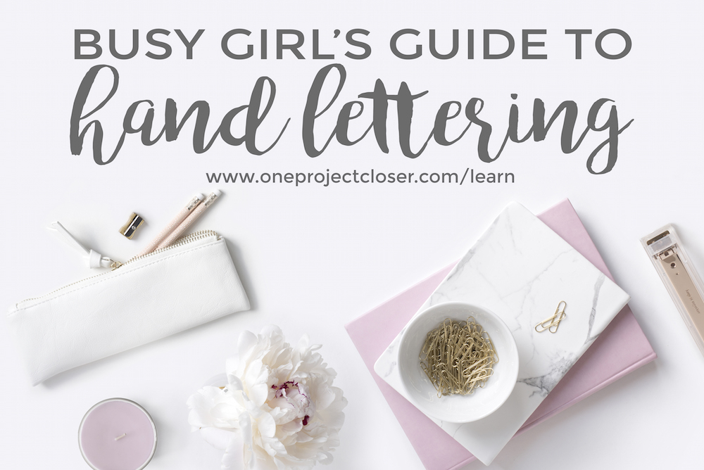 How To Hand Letter PLUS a Free Foxy Printable - Come download this ADORABLE (and FREE) hand lettered printable, and learn how to easily create your very own! 