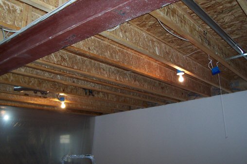 painted i-beam joist