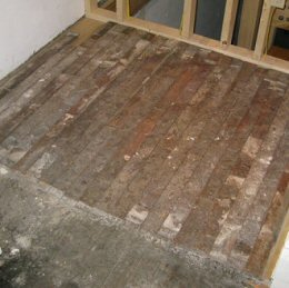 unfinished old hardwood floors
