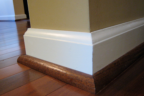 Painting Vs Staining Quarter Round Shoe Molding Trim One