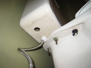 Toilet supply line