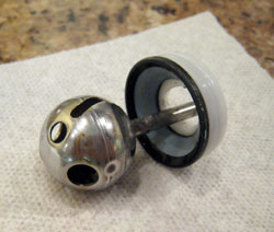 Ball valve and V-Ring