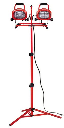 Utilitech work on sale light with tripod