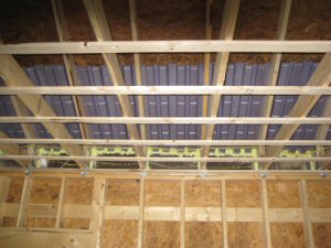 How To Strap A Ceiling Before Installing Drywall One Project Closer