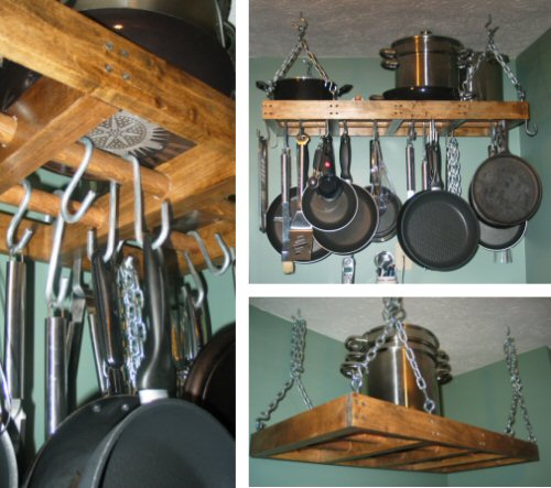 pot rack collage