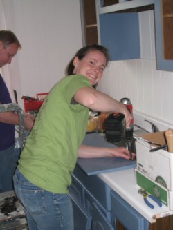 kim-working-on-the-kitchen