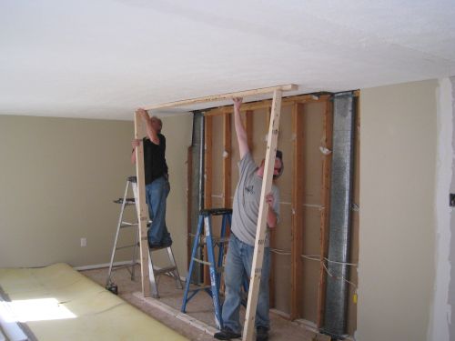 Framing a Temporary Wall