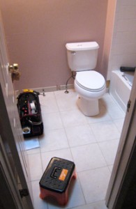 New Toilet Installed