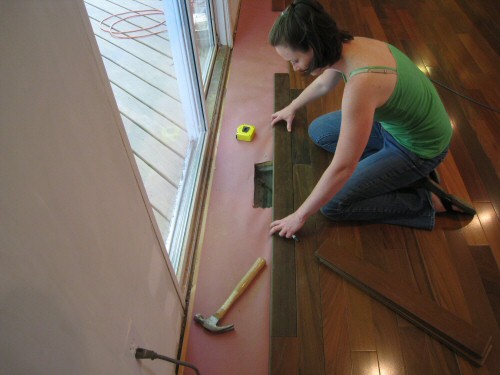 Measuring-the-first-board-in-working-around-a-vent