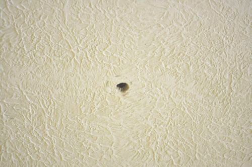 How To Patch Small Holes In A Textured Ceiling - How To Fix Drywall Holes In Ceiling