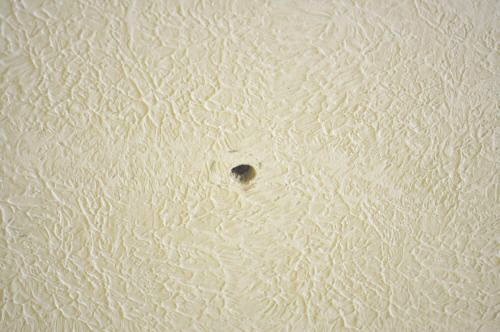 How To Patch Small Holes In A Textured Ceiling One Project Closer