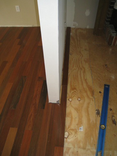 Laying Hardwoods Around A Wall Or, How To Lay Laminate Flooring In A L Shaped Hallway