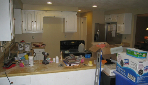 kitchen before