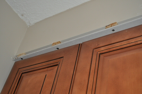 Drywall Soffit Repair Up Close