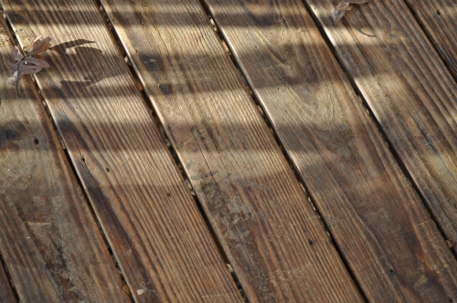 X-100 Sealer on a Deck Close-up Picture