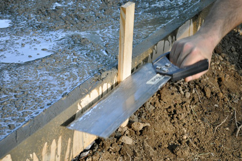 How to Pour a Concrete Shed Foundation - One Project Closer