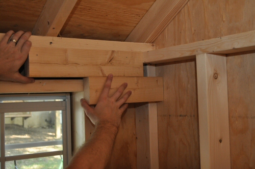 How to Build Shed Storage Shelves - One Project Closer