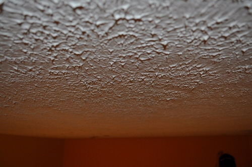 How To Remove A Stipple Ceiling By Sanding One Project Closer