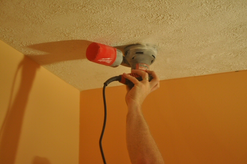 How To Remove A Stipple Ceiling By Sanding