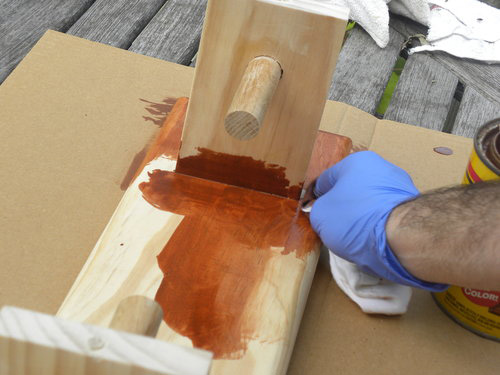 staining