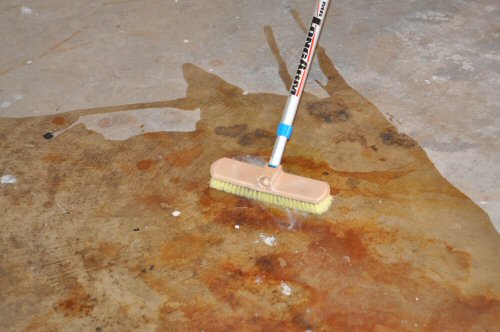 How To Paint An Epoxy Concrete Floor Coating Quikrete Example