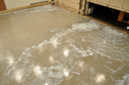 Concrete Floor Coating Quikrete, Warm Spot On Basement Floor