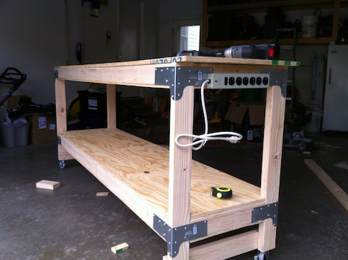 How to Build a Heavy Duty Workbench - One Project Closer