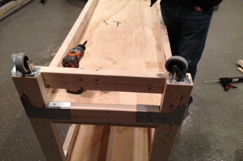 how to build a heavy duty workbench