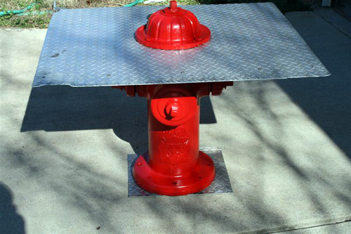 fire hydrant kitchen table