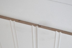 How to Install Beadboard Wainscoting - One Project Closer