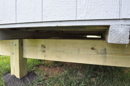 a firm foundation for a backyard shed - fine homebuilding