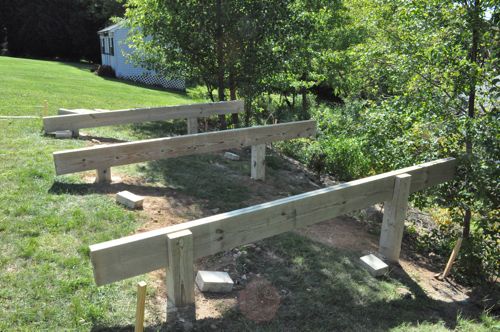 How to Build a Post &amp; Beam Shed Foundation on a Slope 