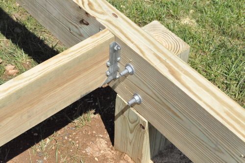How to Build a Post &amp; Beam Shed Foundation on a Slope ...