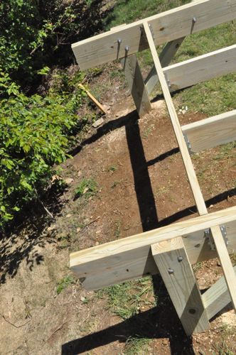 How to Build a Post &amp; Beam Shed Foundation on a Slope 