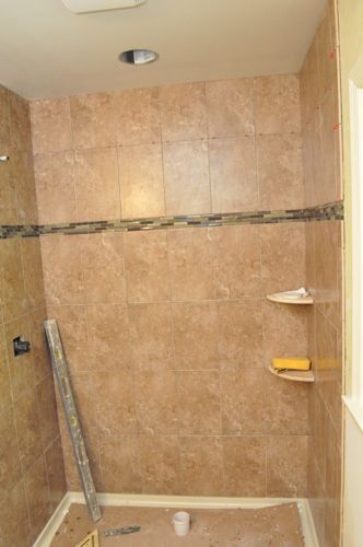 Tile A Bathroom Shower Walls Floor, Tiling A Shower Floor Or Wall First