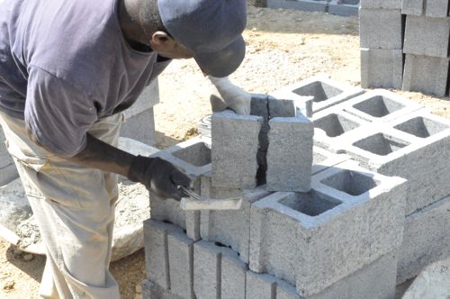 How to Build a Concrete Block Foundation - One Project Closer