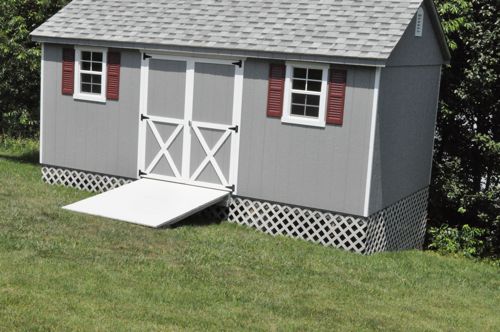How to Build a Shed Ramp - One Project Closer
