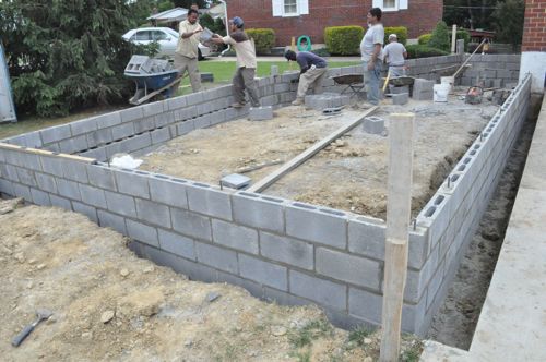 How to Build a Concrete Block Foundation