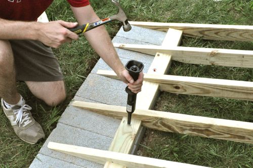 How to Build a Shed Ramp - One Project Closer