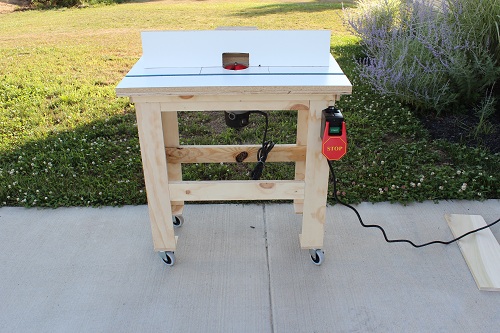 Double Router Table Woodworking Plan