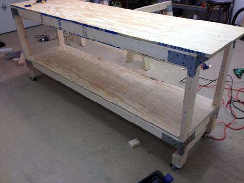 How to Build a Heavy Duty Workbench - One Project Closer