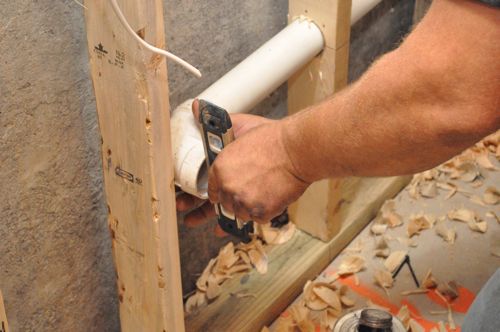 Back in the Basement, Day 2: Plumbing Rough-In